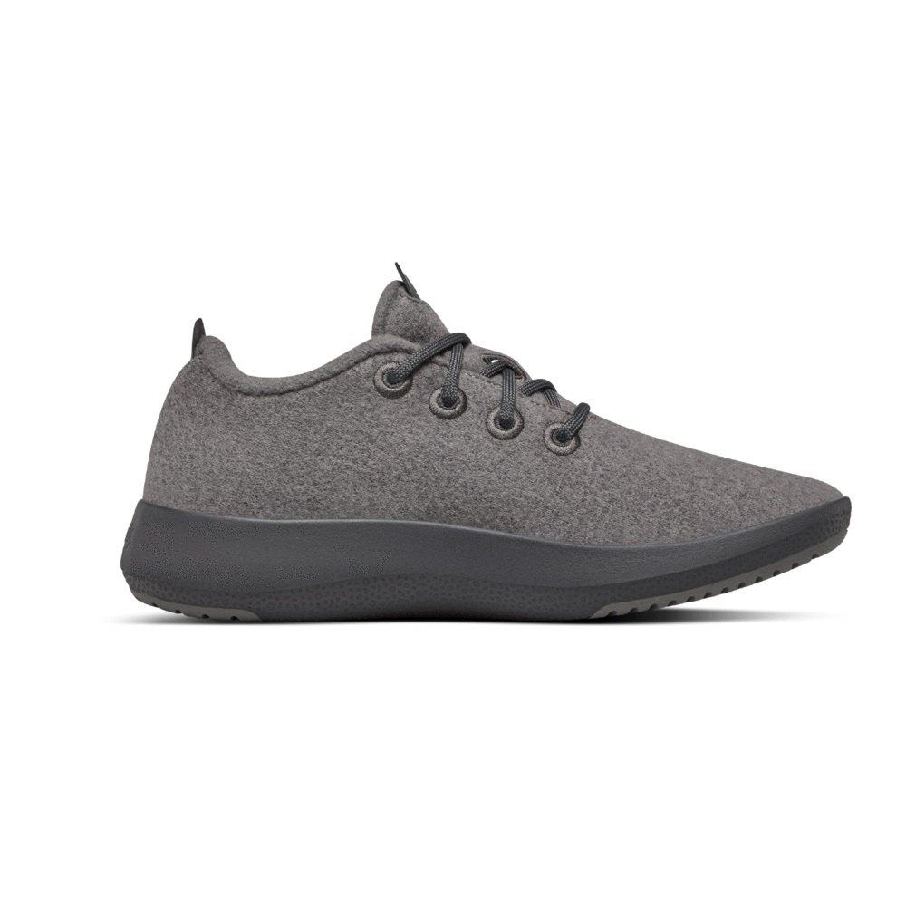 Allbirds Women\'s Sneakers Dark Grey - Wool Runner Mizzles - 19234DFBG